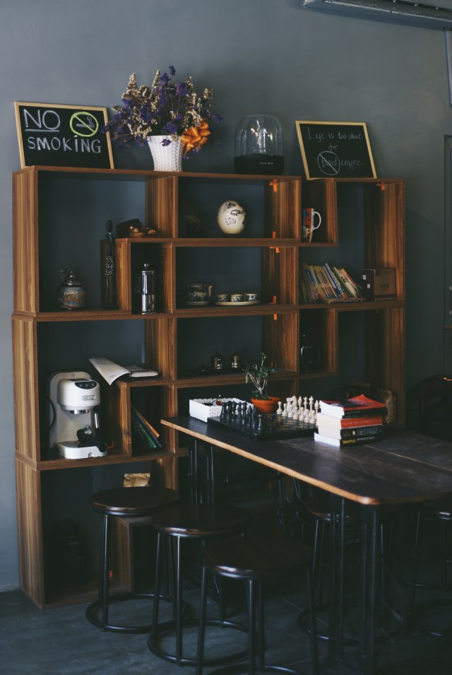 Một góc của quán. 