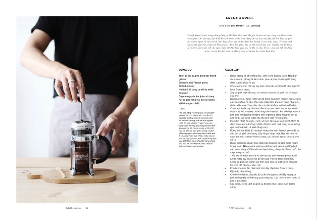 Bài viết: hướng dẫn pha chế French press tại nhà, đăng trên tạp chí tpot vol 5