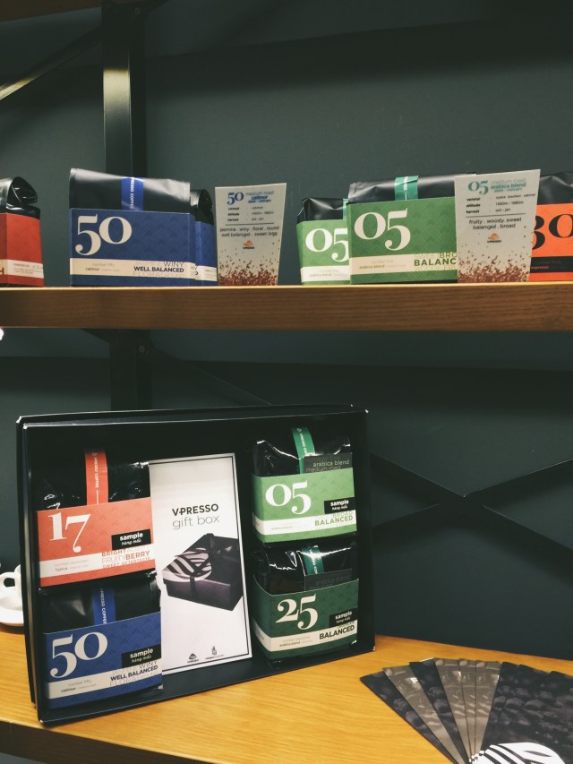 Các sản phẩm cà phê rang của Vpresso