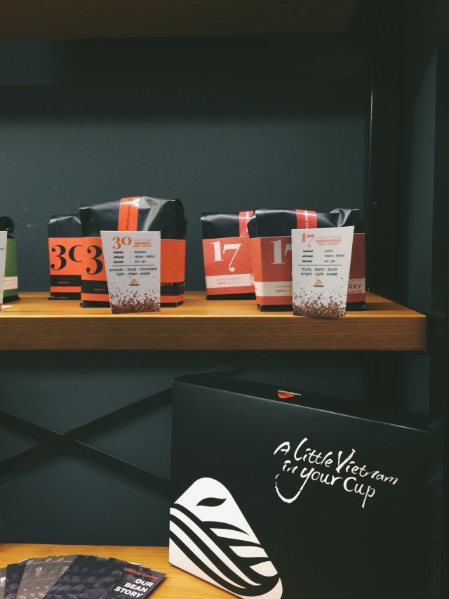 Cà phê rang, loại số 17, dòng Typica của Vpresso.