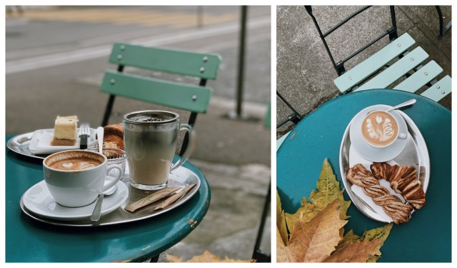 Đồ uống ở Frühling, Basel. Ảnh: Justiamo